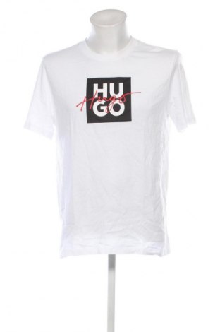 Męski T-shirt Hugo Boss, Rozmiar L, Kolor Biały, Cena 182,99 zł