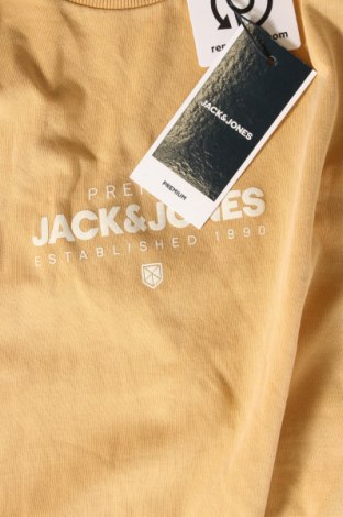 Męski T-shirt Jack & Jones, Rozmiar L, Kolor Beżowy, Cena 111,99 zł