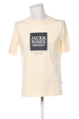 Ανδρικό t-shirt Jack & Jones, Μέγεθος L, Χρώμα  Μπέζ, Τιμή 13,99 €