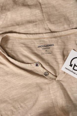 Tricou de bărbați Jack & Jones, Mărime M, Culoare Bej, Preț 59,49 Lei