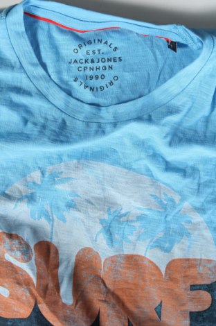 Tricou de bărbați Jack & Jones, Mărime S, Culoare Albastru, Preț 59,49 Lei