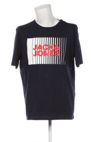 Męski T-shirt Jack & Jones, Rozmiar XL, Kolor Niebieski, Cena 78,99 zł