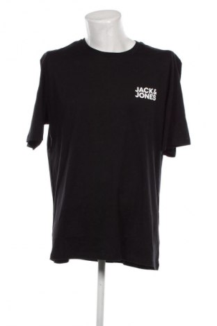 Ανδρικό t-shirt Jack & Jones, Μέγεθος XXL, Χρώμα Μαύρο, Τιμή 11,49 €