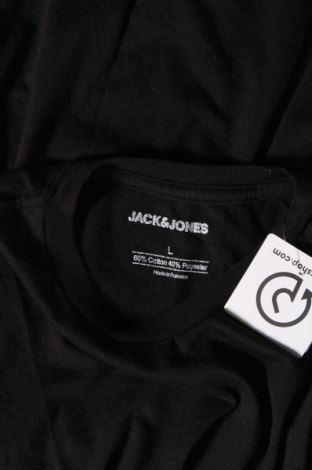 Мъжка тениска Jack & Jones, Размер L, Цвят Черен, Цена 27,99 лв.