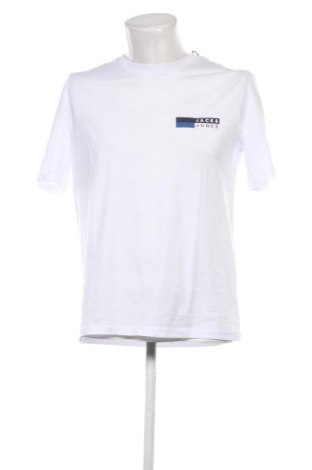 Herren T-Shirt Jack & Jones, Größe M, Farbe Weiß, Preis 13,49 €