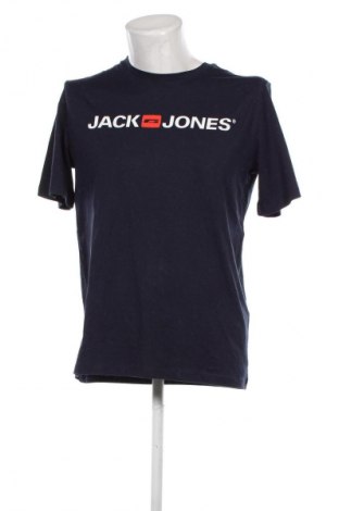 Мъжка тениска Jack & Jones, Размер M, Цвят Син, Цена 19,29 лв.