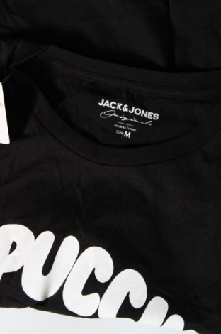 Ανδρικό t-shirt Jack & Jones, Μέγεθος M, Χρώμα Μαύρο, Τιμή 16,49 €