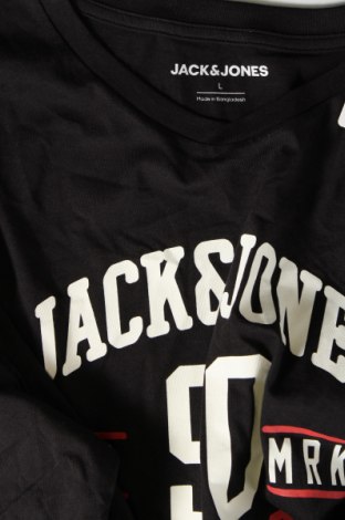 Ανδρικό t-shirt Jack & Jones, Μέγεθος L, Χρώμα Μαύρο, Τιμή 21,99 €