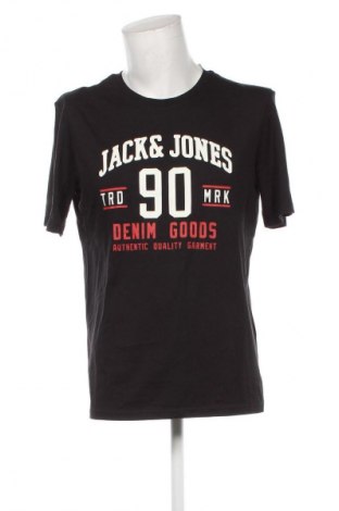 Мъжка тениска Jack & Jones, Размер L, Цвят Черен, Цена 27,99 лв.