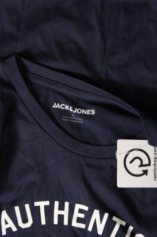 Ανδρικό t-shirt Jack & Jones, Μέγεθος L, Χρώμα Μπλέ, Τιμή 11,49 €