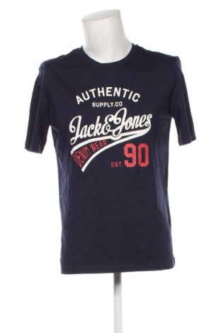 Tricou de bărbați Jack & Jones, Mărime L, Culoare Albastru, Preț 62,99 Lei