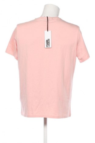 Herren T-Shirt Karl Lagerfeld, Größe XL, Farbe Rosa, Preis € 58,99