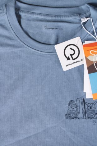 Pánske tričko  Knowledge Cotton Apparel, Veľkosť S, Farba Modrá, Cena  20,45 €