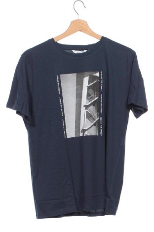 Herren T-Shirt Mango, Größe M, Farbe Blau, Preis 9,99 €