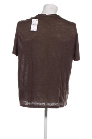 Ανδρικό t-shirt Mango, Μέγεθος L, Χρώμα Καφέ, Τιμή 15,99 €