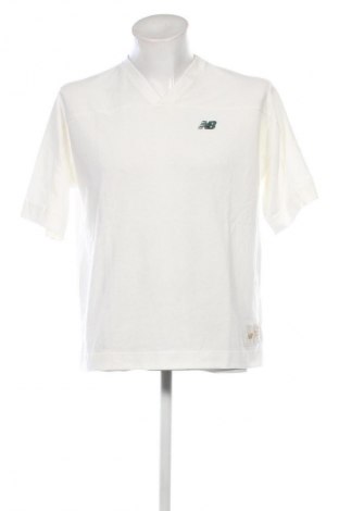 Męski T-shirt New Balance, Rozmiar S, Kolor Biały, Cena 107,99 zł