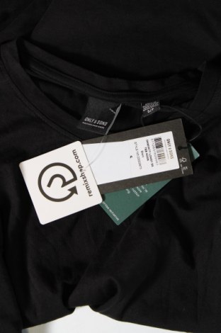 Tricou de bărbați Only & Sons, Mărime S, Culoare Negru, Preț 69,29 Lei