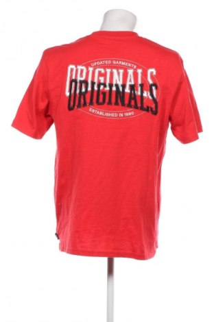 Męski T-shirt Originals By Jack & Jones, Rozmiar L, Kolor Czerwony, Cena 50,99 zł