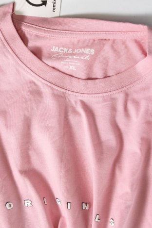 Мъжка тениска Originals By Jack & Jones, Размер XL, Цвят Розов, Цена 14,99 лв.