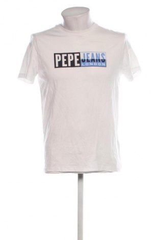 Herren T-Shirt Pepe Jeans, Größe S, Farbe Weiß, Preis € 19,49