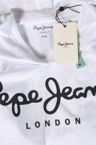 Tricou de bărbați Pepe Jeans, Mărime M, Culoare Alb, Preț 138,99 Lei