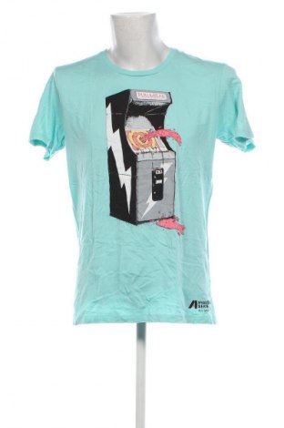 Herren T-Shirt Pull&Bear, Größe L, Farbe Blau, Preis € 9,29