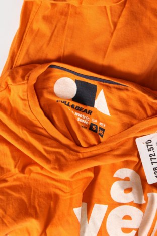 Herren T-Shirt Pull&Bear, Größe S, Farbe Orange, Preis € 6,65