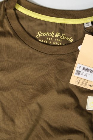 Męski T-shirt Scotch & Soda, Rozmiar XXL, Kolor Zielony, Cena 126,99 zł