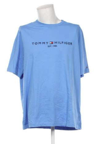 Męski T-shirt Tommy Hilfiger, Rozmiar XXL, Kolor Niebieski, Cena 184,99 zł