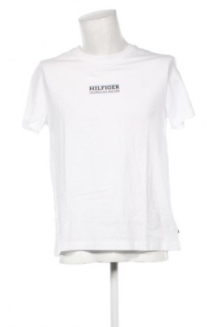 Męski T-shirt Tommy Hilfiger, Rozmiar L, Kolor Biały, Cena 123,49 zł