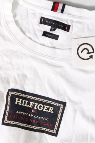 Męski T-shirt Tommy Hilfiger, Rozmiar XXL, Kolor Biały, Cena 133,99 zł