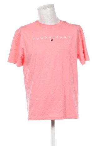 Herren T-Shirt Tommy Jeans, Größe L, Farbe Rosa, Preis € 29,99