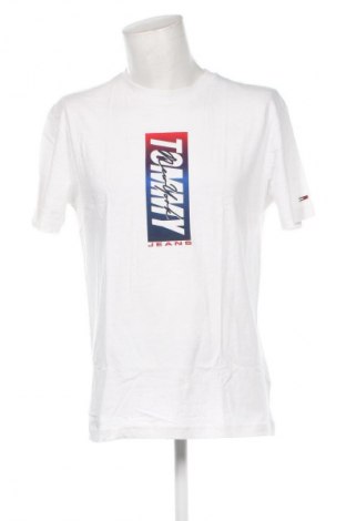 Ανδρικό t-shirt Tommy Jeans, Μέγεθος L, Χρώμα Λευκό, Τιμή 39,99 €