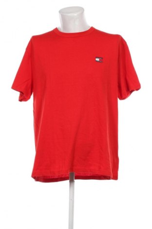 Herren T-Shirt Tommy Jeans, Größe XL, Farbe Rot, Preis 31,99 €