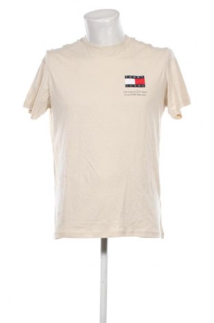 Męski T-shirt Tommy Jeans, Rozmiar M, Kolor Beżowy, Cena 133,99 zł