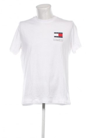 Męski T-shirt Tommy Jeans, Rozmiar L, Kolor Biały, Cena 164,99 zł