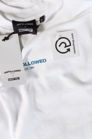 Ανδρικό t-shirt UNFOLLOWED x ABOUT YOU, Μέγεθος S, Χρώμα Λευκό, Τιμή 15,99 €