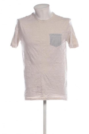 Herren T-Shirt Zara, Größe M, Farbe Beige, Preis 11,29 €