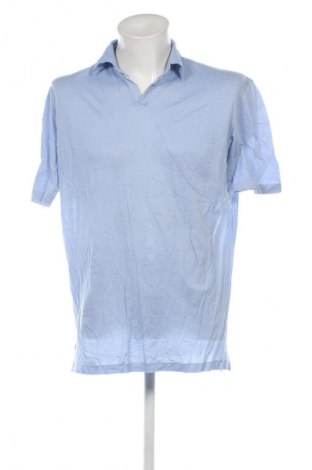 Męski T-shirt Zegna Sport, Rozmiar L, Kolor Niebieski, Cena 185,99 zł