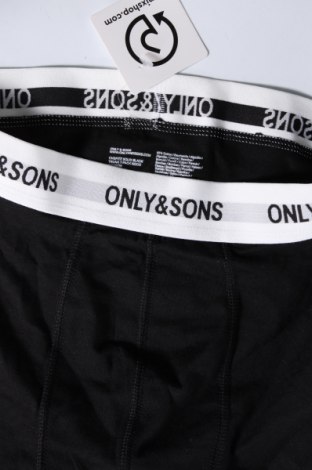 Ανδρικά μποξεράκια Only & Sons, Μέγεθος M, Χρώμα Μαύρο, Τιμή 9,99 €