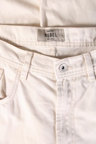 Herren Jeans Rebel, Größe L, Farbe Ecru, Preis € 15,99