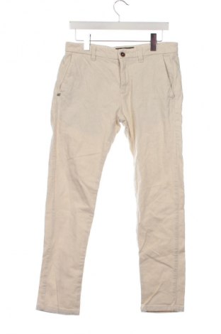 Pantaloni raiați de bărbați Cotton&silk, Mărime S, Culoare Alb, Preț 38,99 Lei