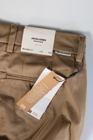 Herrenhose Jack & Jones, Größe M, Farbe Beige, Preis 14,79 €