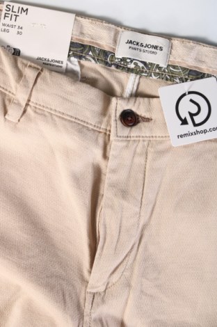 Herrenhose Jack & Jones, Größe L, Farbe Beige, Preis € 14,99