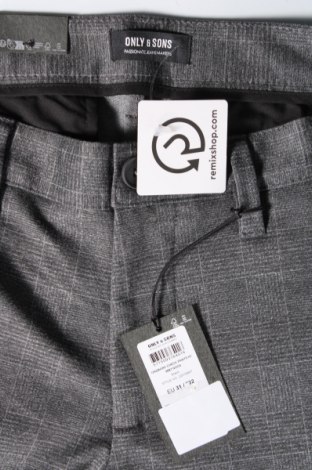 Pantaloni de bărbați Only & Sons, Mărime L, Culoare Gri, Preț 78,99 Lei