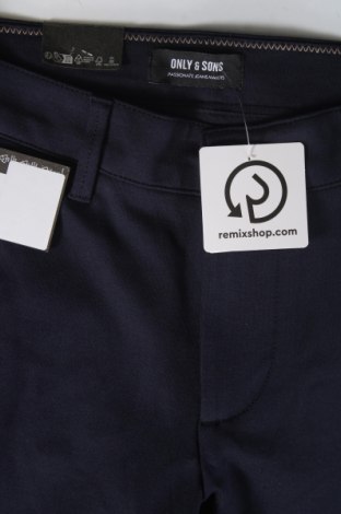 Pantaloni de bărbați Only & Sons, Mărime S, Culoare Albastru, Preț 88,99 Lei