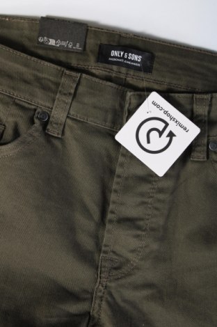 Pantaloni de bărbați Only & Sons, Mărime L, Culoare Verde, Preț 83,99 Lei