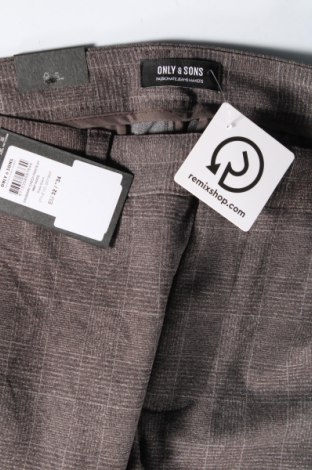 Herrenhose Only & Sons, Größe L, Farbe Braun, Preis € 12,99