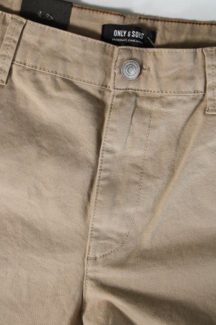 Herrenhose Only & Sons, Größe L, Farbe Beige, Preis 15,49 €