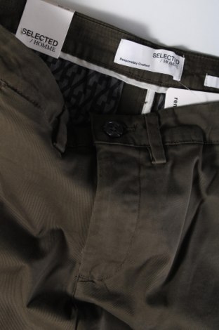 Pantaloni de bărbați Selected Homme, Mărime M, Culoare Verde, Preț 99,99 Lei